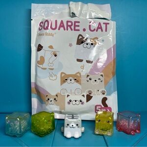 Choco Teddy - Square Cat Series Blind Bag - Lot of 5